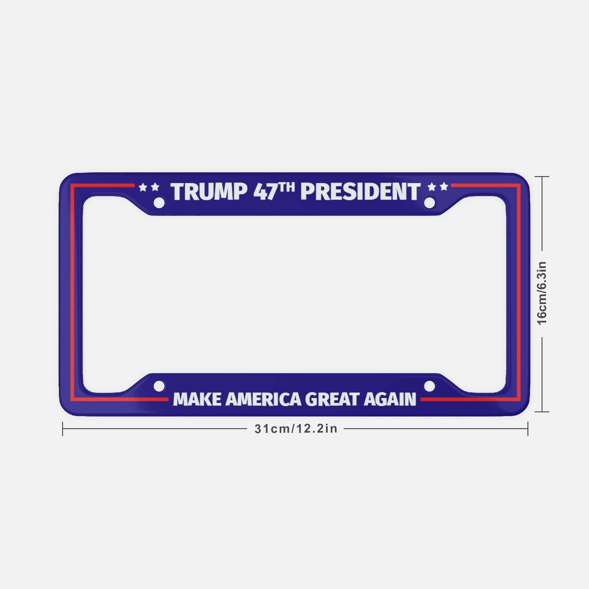 Trump 47th President - License Plate Frame