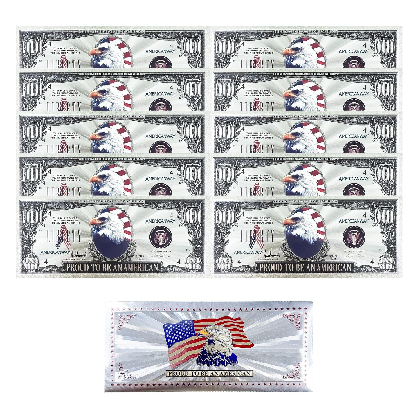 One Million Silver Eagle Bill