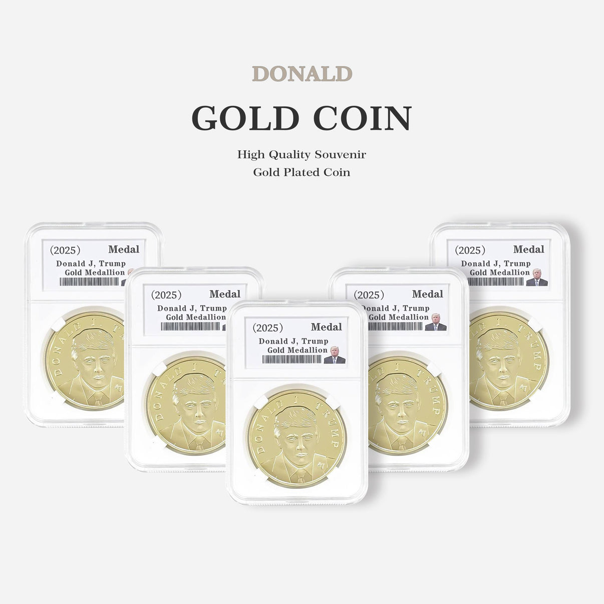 President Trump Victory Gold Coin 2025 - 47 President Edition