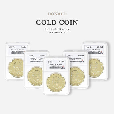 President Trump Victory Gold Coin 2025 - 47 President Edition