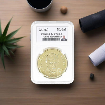 President Trump Victory Gold Coin 2025 - 47 President Edition